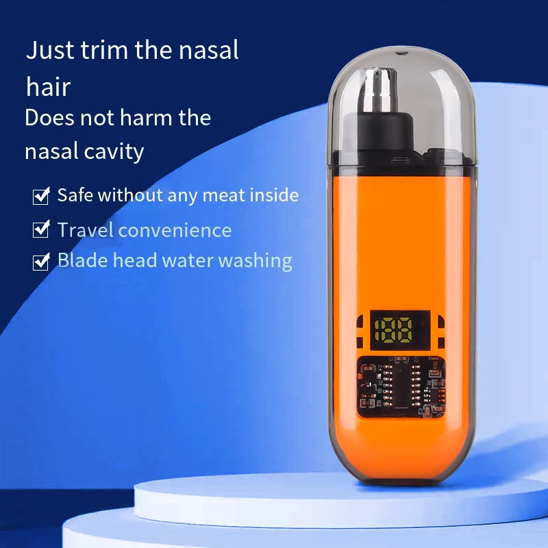 Nose Hair Trimmer Portable Mini Nose and Ear Hair Trimmer Portable Nose Trimmer Rechargeable Trimmer for Man