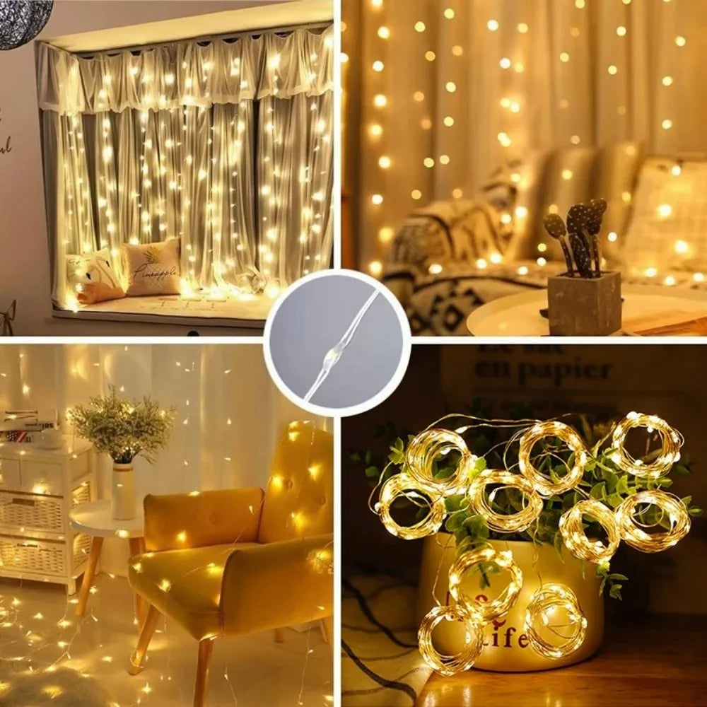 3Mx1M/2M/3M LED String Lights USB Fairy Lights Garland