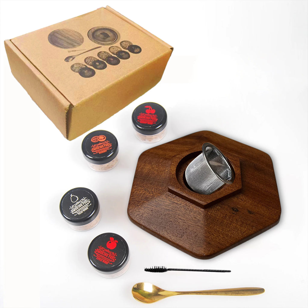 Whisky/Cocktail Smoker Kit with 4 Wood Chips