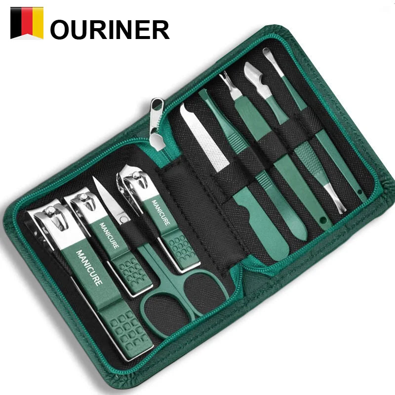 6-9 Pcs Manicure Set With Leather Case