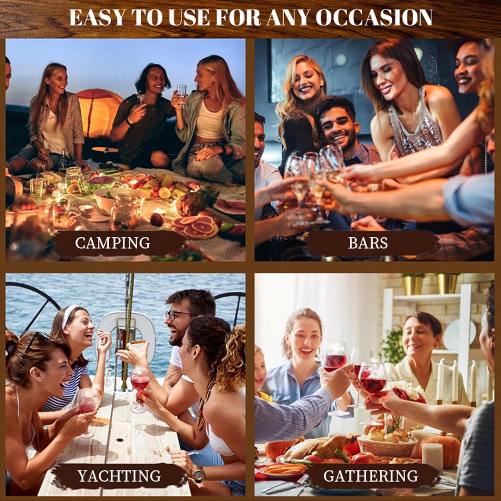Whisky/Cocktail Smoker Kit with 4 Wood Chips