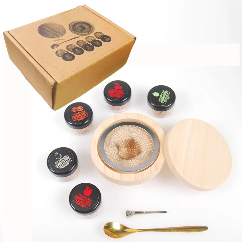Whisky/Cocktail Smoker Kit with 4 Wood Chips