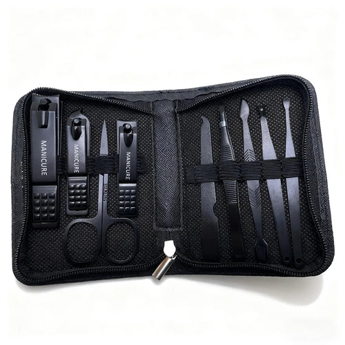 6-9 Pcs Manicure Set With Leather Case